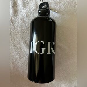 IGK Black Water Bottle